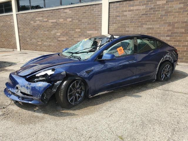 TESLA MODEL 3 2022 with VIN 5YJ3E1EA2NF371837 - Photo from auction