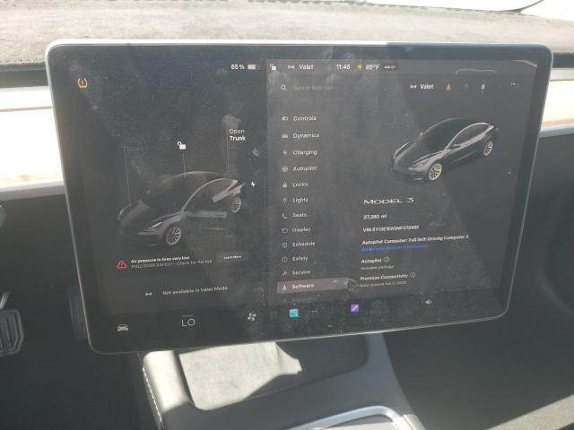 Photo 9 from auction – 2022 TESLA MODEL 3 with VIN 5YJ3E1EA5NF372481