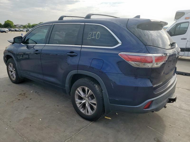 Photo 2 from auction – 2015 TOYOTA HIGHLANDER with VIN 5TDBKRFH4FS211566