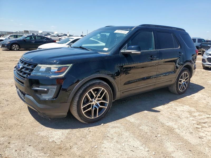 FORD EXPLORER S 2017 with VIN 1FM5K8GT2HGD42370 - Photo from auction