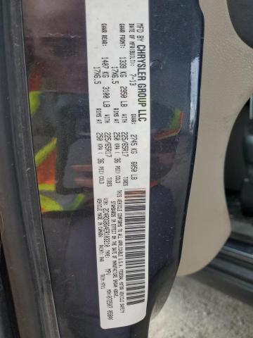 Photo 14 from auction – 2014 DODGE GRAND CARA with VIN 2C4RDGBG4ER103210