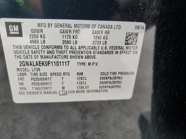 Photo 14 from auction – 2015 CHEVROLET EQUINOX LS with VIN 2GNALAEK9F1101117