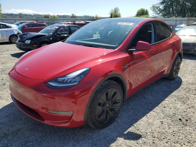 TESLA MODEL Y 2023 with VIN 7SAYGAEE0PF591731 - Photo from auction