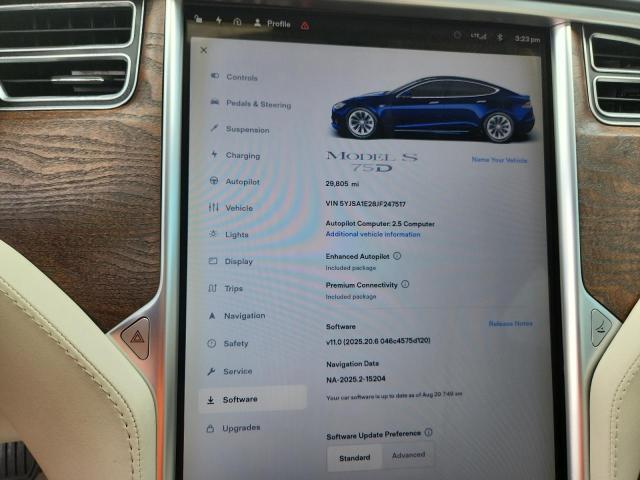 Photo 9 from auction – 2018 TESLA MODEL S with VIN 5YJSA1E28JF247517