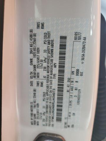 Photo 14 from auction – 2024 FORD ESCAPE ACTIVE with VIN 1FMCU9GN8RUA54073