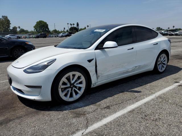 TESLA MODEL 3 2022 with VIN 5YJ3E1EB7NF137122 - Photo from auction