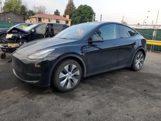 TESLA MODEL Y 2021 with VIN 5YJYGDEEXMF099184 - Photo from auction