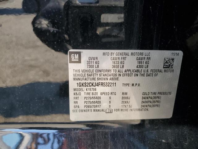 Photo 14 from auction – 2015 GMC YUKON DENA with VIN 1GKS2CKJ4FR532211