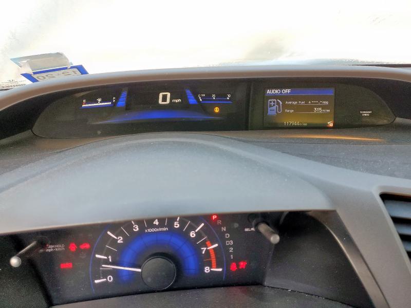 Photo 9 from auction – 2012 HONDA CIVIC LX with VIN 19XFB2F56CE379018