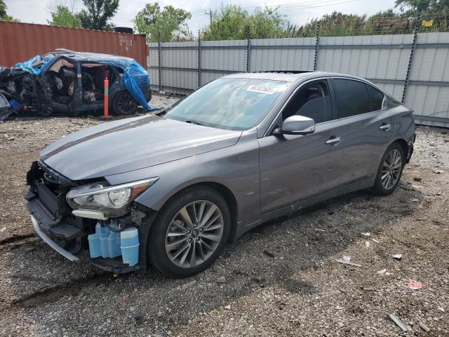 INFINITI Q50 2022 with VIN JN1EV7BR4NM340766 - Photo from auction