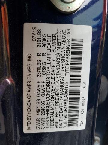 Photo 14 from auction – 2020 ACURA TLX TECHNOLOGY with VIN 19UUB1F52LA004135