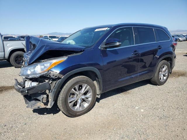 TOYOTA HIGHLANDER 2015 with VIN 5TDJKRFHXFS123875 - Photo from auction