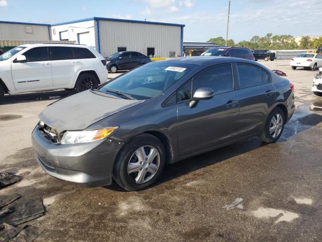 HONDA CIVIC LX 2012 with VIN 2HGFB2F59CH611665 - Photo from auction
