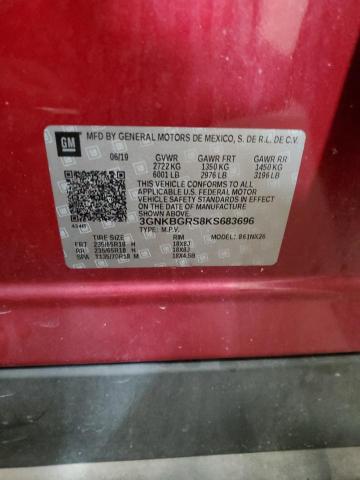 Photo 14 from auction – 2019 CHEVROLET BLAZER 2LT with VIN 3GNKBGRS8KS683696