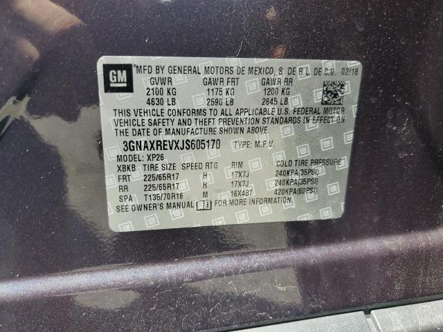 Photo 14 from auction – 2018 CHEVROLET EQUINOX LS with VIN 3GNAXREVXJS605170