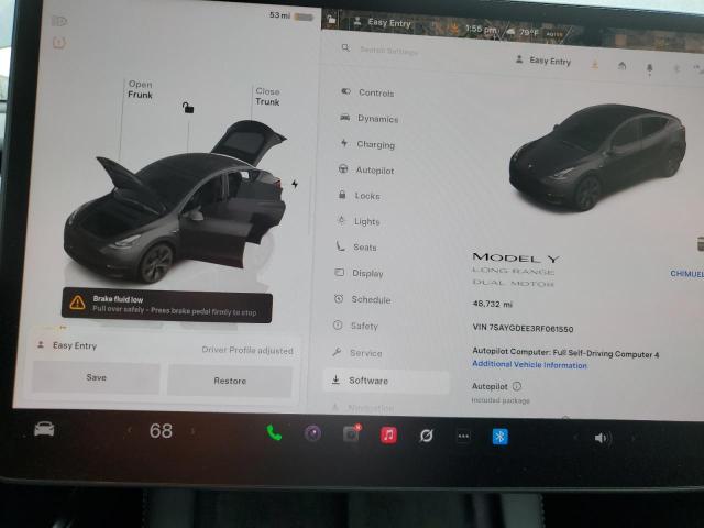 Photo 9 from auction – 2024 TESLA MODEL Y with VIN 7SAYGDEE3RF061550