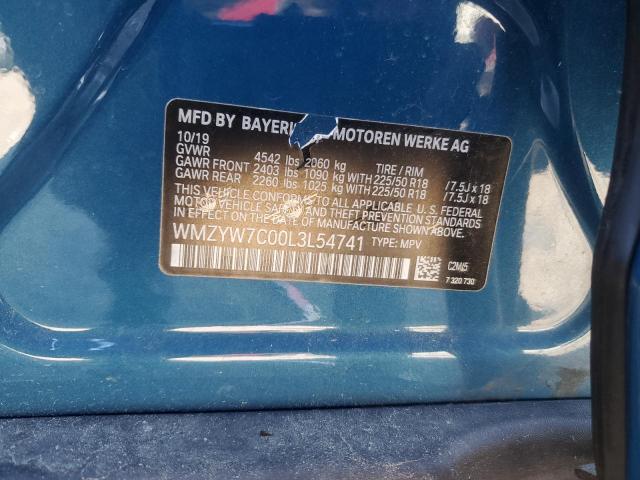 Photo 14 from auction – 2020 MINI COOPER S C with VIN WMZYW7C00L3L54741