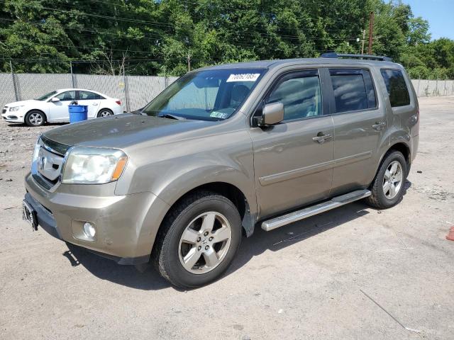 HONDA PILOT EX 2011 with VIN 5FNYF4H40BB105593 - Photo from auction
