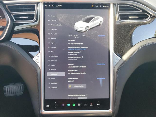 Photo 9 from auction – 2016 TESLA MODEL S with VIN 5YJSA1E1XGF138895