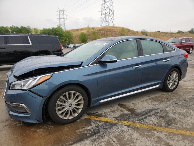 HYUNDAI SONATA 2015 with VIN 5NPE34AFXFH141015 - Photo from auction