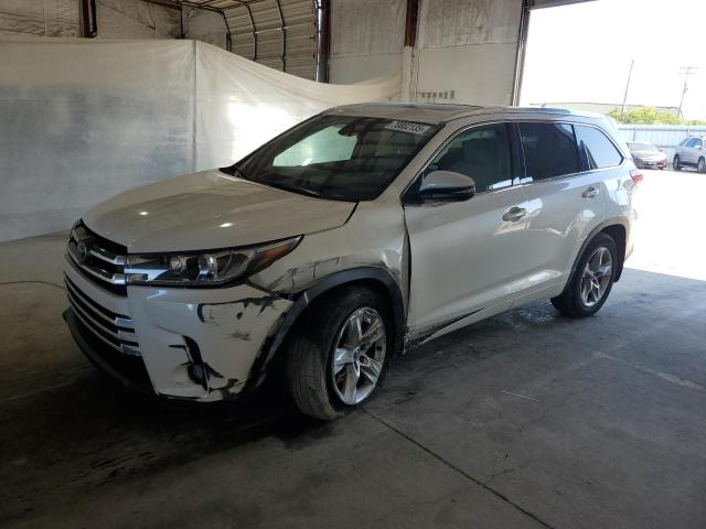 TOYOTA HIGHLANDER LIMITED 2017 with VIN 5TDDZRFH1HS436857 - Photo from auction