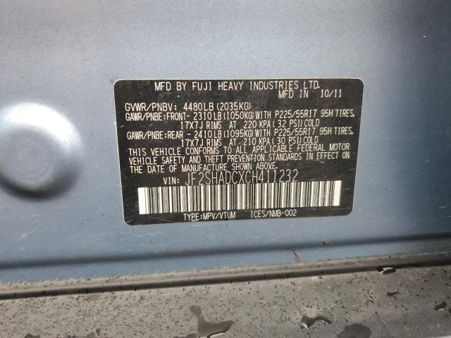 Photo 14 from auction – 2012 SUBARU FORESTER 2 with VIN JF2SHADCXCH411232