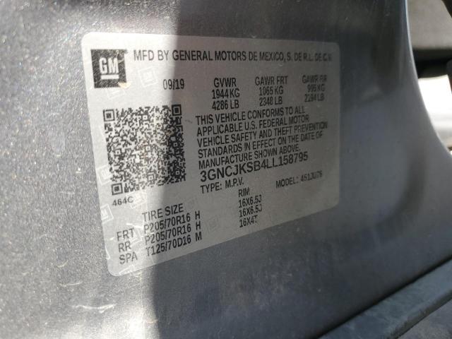 Photo 14 from auction – 2020 CHEVROLET TRAX LS with VIN 3GNCJKSB4LL158795