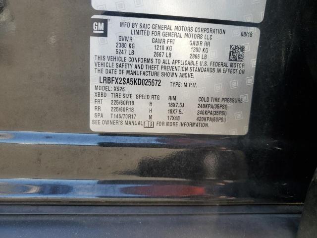 Photo 14 from auction – 2019 BUICK ENVISION E with VIN LRBFX2SA5KD025672