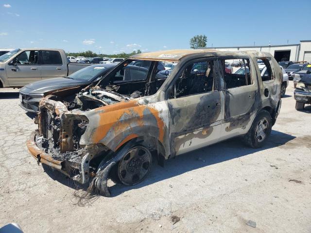 HONDA PILOT LX 2011 with VIN 5FNYF4H28BB016739 - Photo from auction