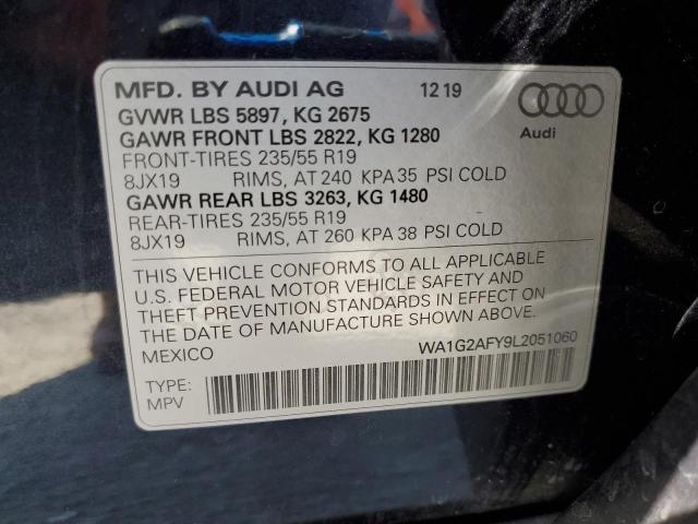 Photo 14 from auction – 2020 AUDI Q5 E PREMIUM with VIN WA1G2AFY9L2051060