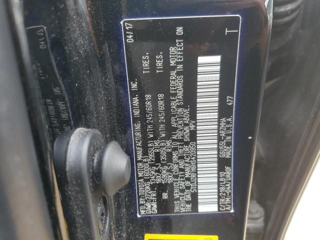 Photo 14 from auction – 2017 TOYOTA HIGHLANDER with VIN 5TDJZRFH6HS420950