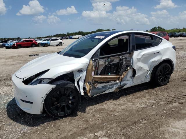 TESLA MODEL Y 2022 with VIN 7SAYGDEE9NF459503 - Photo from auction