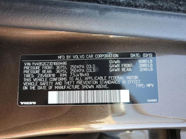 Photo 14 from auction – 2013 VOLVO XC90 3.2 with VIN YV4952CZ3D1669486