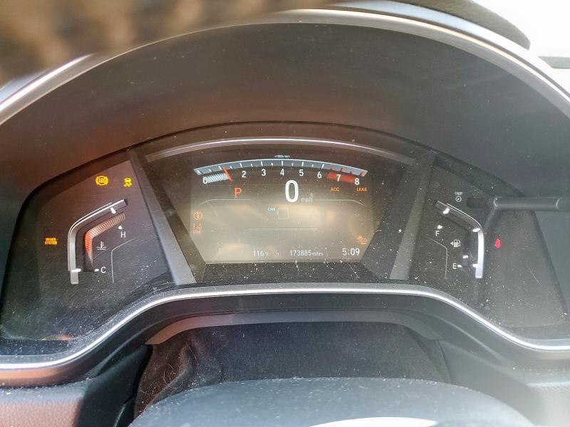 Photo 9 from auction – 2017 HONDA CR-V EXL with VIN 7FARW1H82HE006034