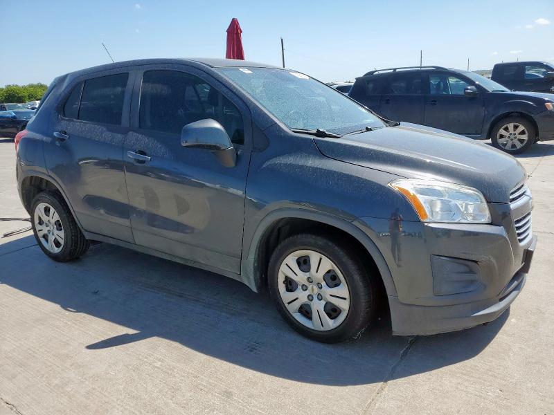 Photo 4 from auction – 2016 CHEVROLET TRAX LS with VIN 3GNCJKSB0GL276185