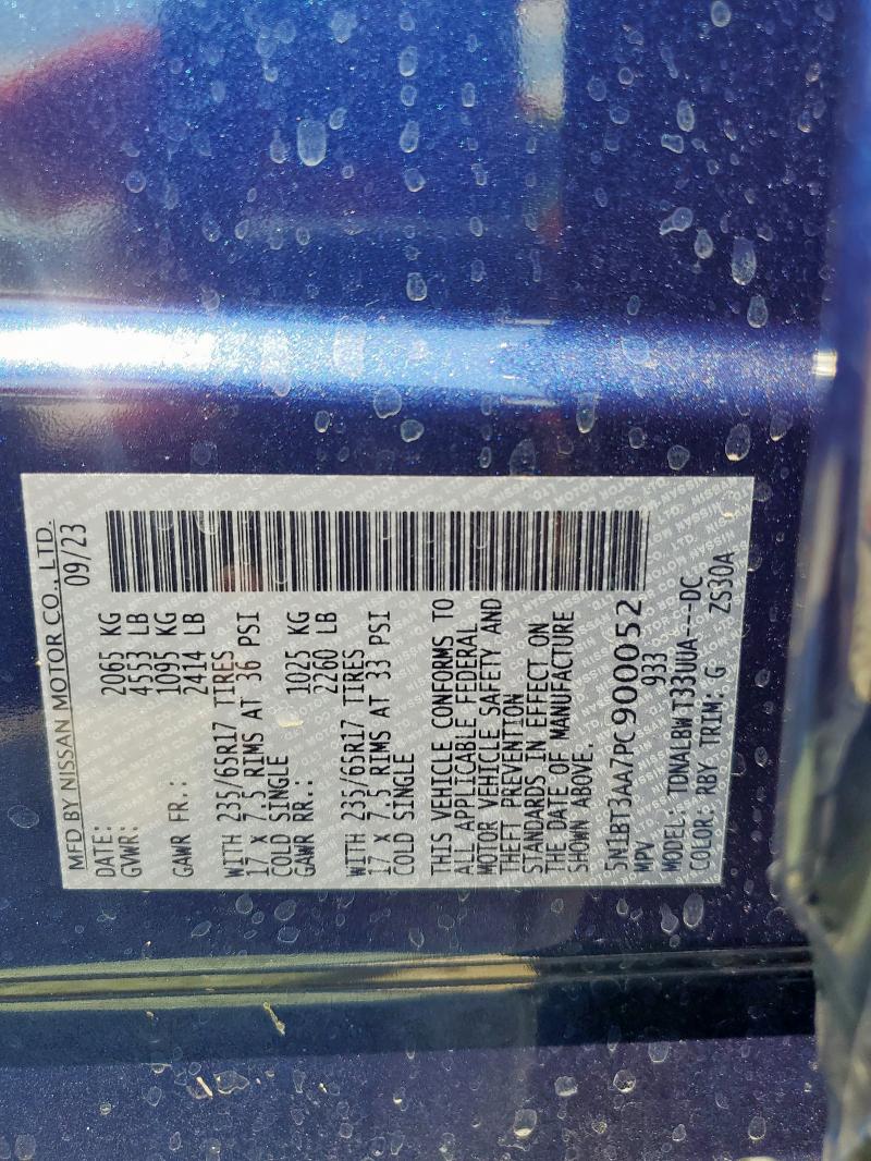 Photo 14 from auction – 2023 NISSAN ROGUE S with VIN 5N1BT3AA7PC900052