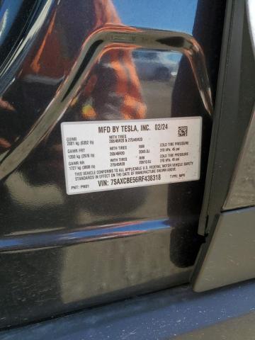 Photo 14 from auction – 2024 TESLA MODEL X with VIN 7SAXCBE56RF438318