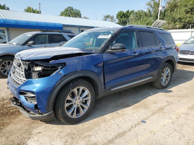 FORD EXPLORER L 2021 with VIN 1FMSK8FH0MGA85204 - Photo from auction