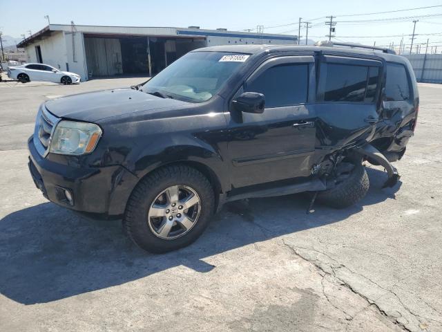 HONDA PILOT EXLN 2011 with VIN 5FNYF4H76BB098286 - Photo from auction