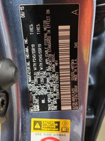 Photo 14 from auction – 2015 TOYOTA HIGHLANDER with VIN 5TDDKRFH3FS198673