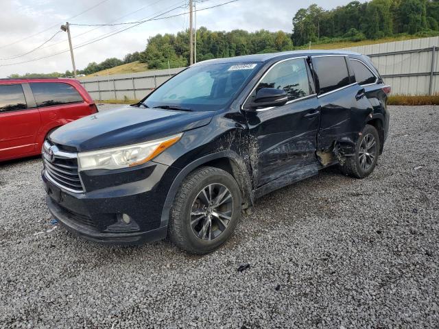 TOYOTA HIGHLANDER XLE 2016 with VIN 5TDJKRFH5GS289416 - Photo from auction