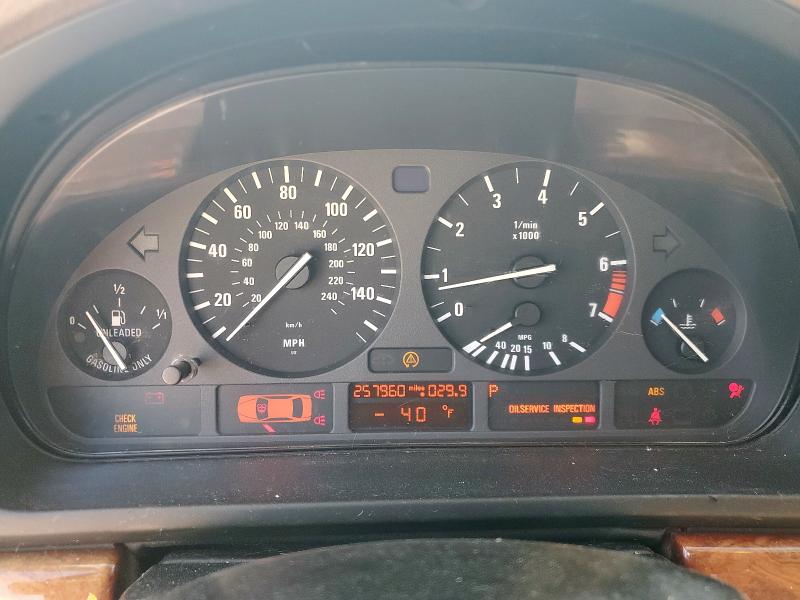 Photo 9 from auction – 1998 BMW 528 I AUTO with VIN WBADD6325WBW48207