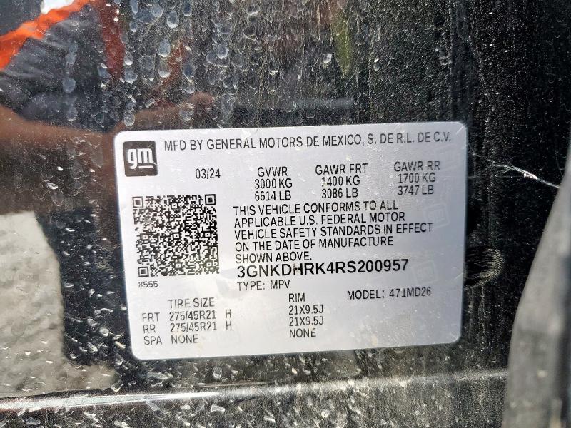 Photo 14 from auction – 2024 CHEVROLET BLAZER RS with VIN 3GNKDHRK4RS200957