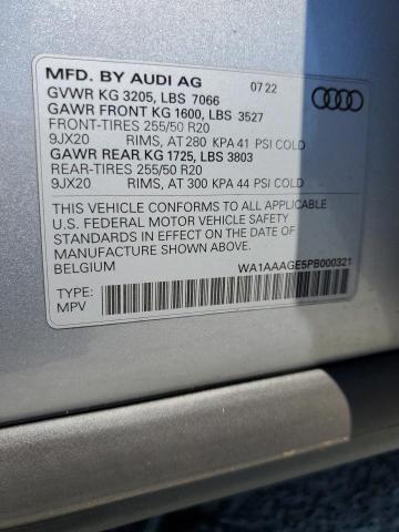 Photo 14 from auction – 2023 AUDI E-TRON PRE with VIN WA1AAAGE5PB000321