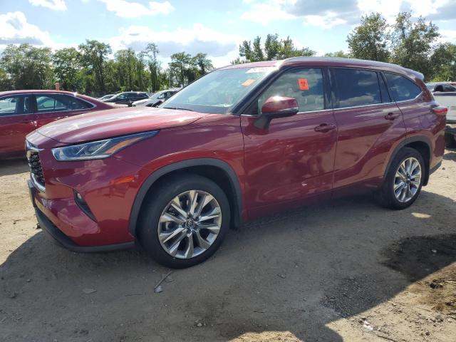 TOYOTA HIGHLANDER 2021 with VIN 5TDDZRBH2MS529158 - Photo from auction