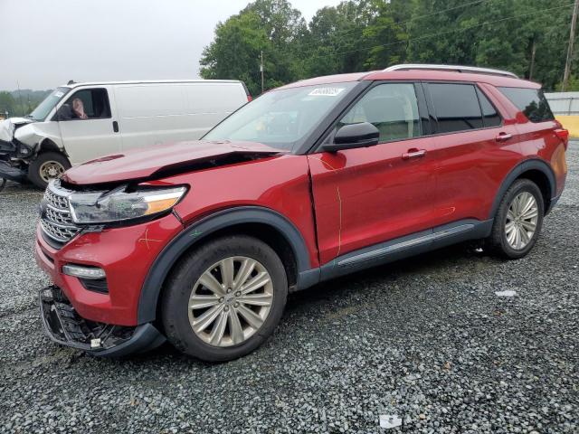 FORD EXPLORER L 2022 with VIN 1FMSK8FH2NGA71368 - Photo from auction