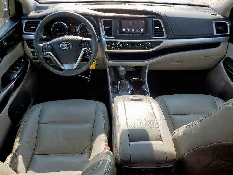 Photo 8 from auction – 2018 TOYOTA HIGHLANDER with VIN 5TDZZRFH5JS257197