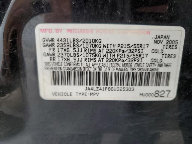 Photo 14 from auction – 2006 MITSUBISHI OUTLANDER with VIN JA4LZ41F86U025303