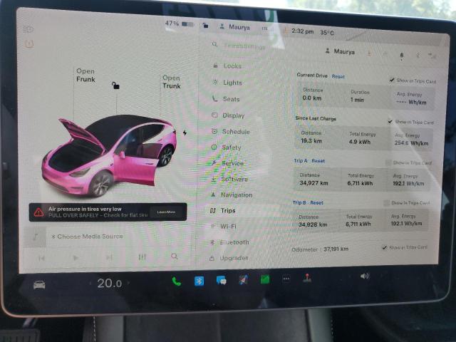 Photo 9 from auction – 2021 TESLA MODEL Y with VIN 5YJYGDEE5MF177242