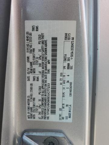 Photo 14 from auction – 2014 FORD ESCAPE SE with VIN 1FMCU9G95EUC77233